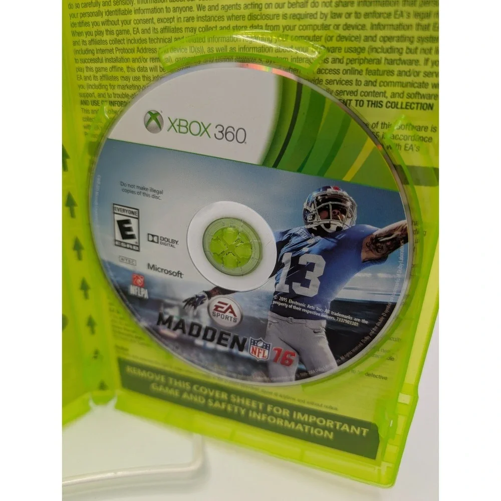 Madden NFL 16 Xbox 360 EA Sports Football Simulation Sports Video Game